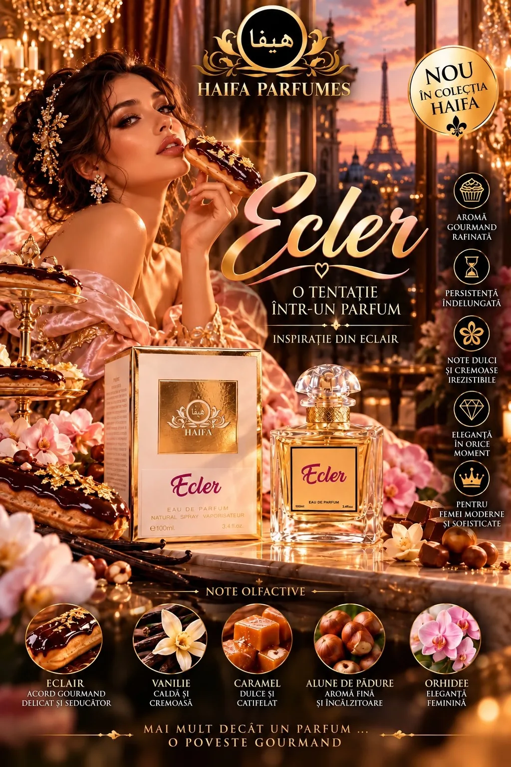 Parfum Arabesc Ecler By Haifa Pafumes 100ml
