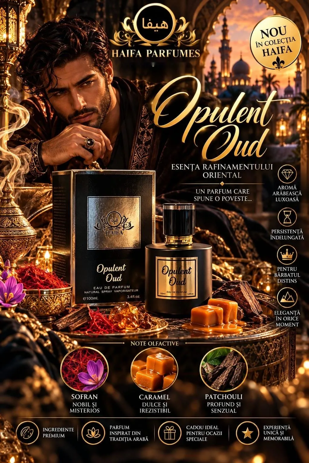 Parfum Arabesc Opulent Oud By Haifa Pafumes 100ml