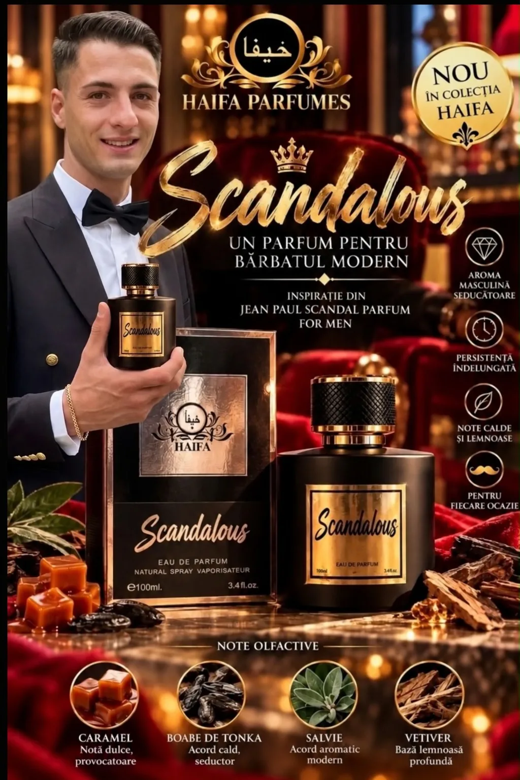 Parfum Arabesc  Scandalous By Haifa Pafumes 100ml