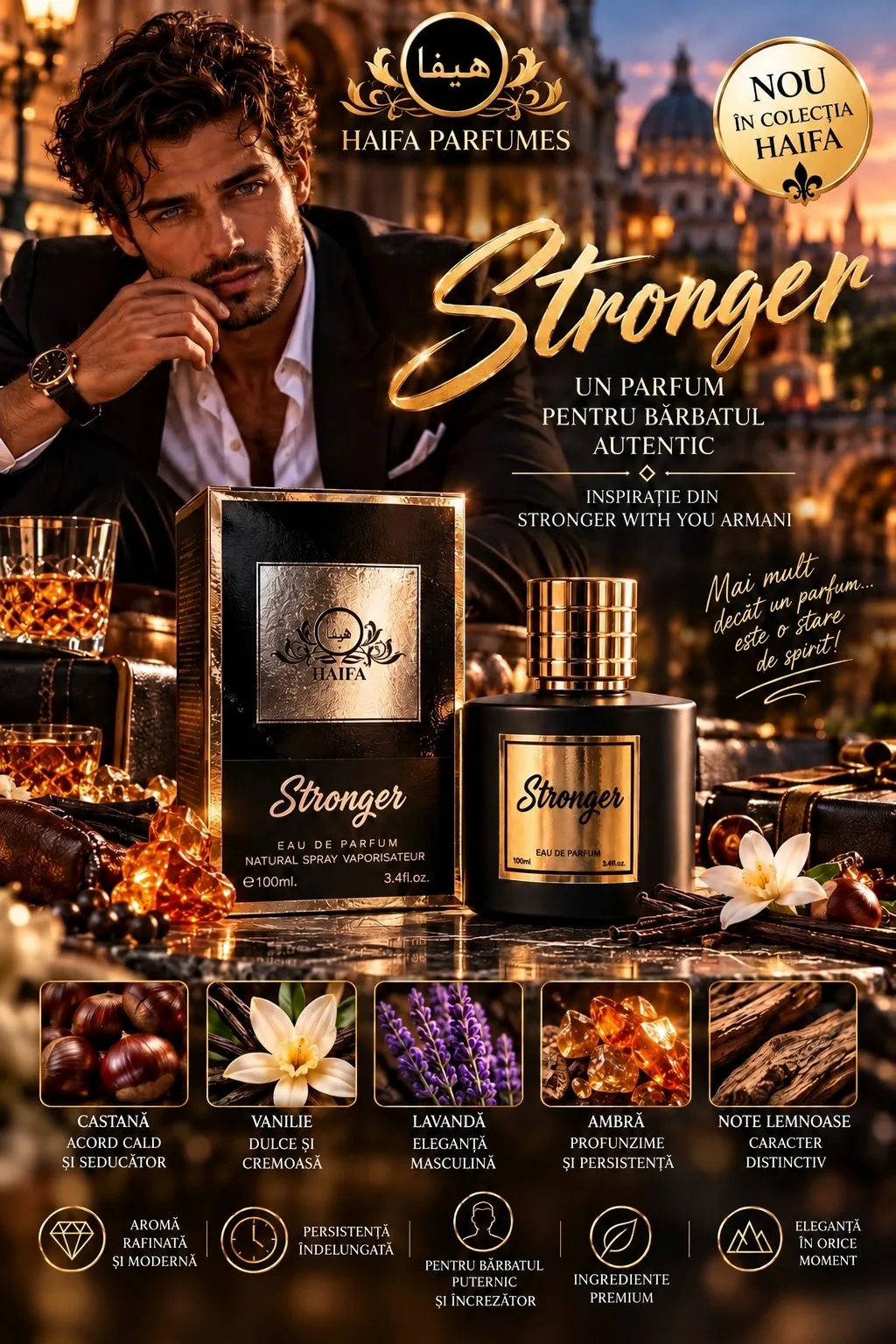 Parfum Arabesc  Stronger By Haifa Pafumes 100ml