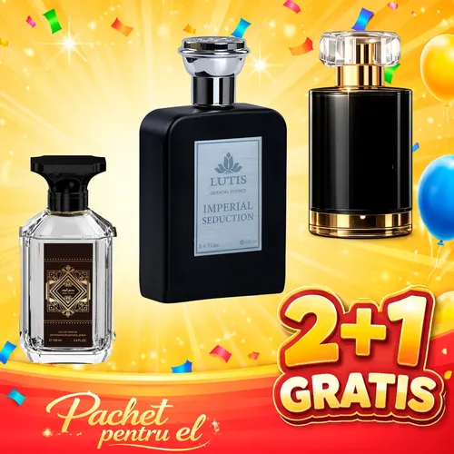 Pachet 3 Parfumuri Barbatesti + Imperial Seduction + Bade’e Al Oud + 1 x Parfum Cadou